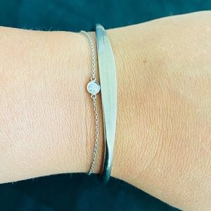 Sterling silver cuff bracelet